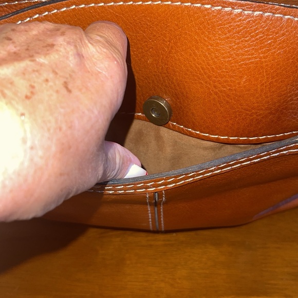 Patricia Nash Brown Leather Shoulder Bag Tote Purse Excellent condition Roomy - Picture 4 of 14